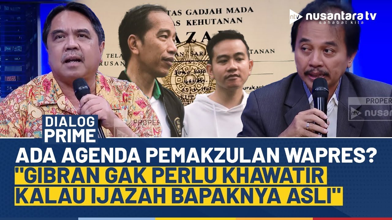 [FULL] Debat Roy Suryo vs Ade Armando: Anda Ini Yakin Palsu, Kenapa Sih? Buktinya Saja Gak Ada!