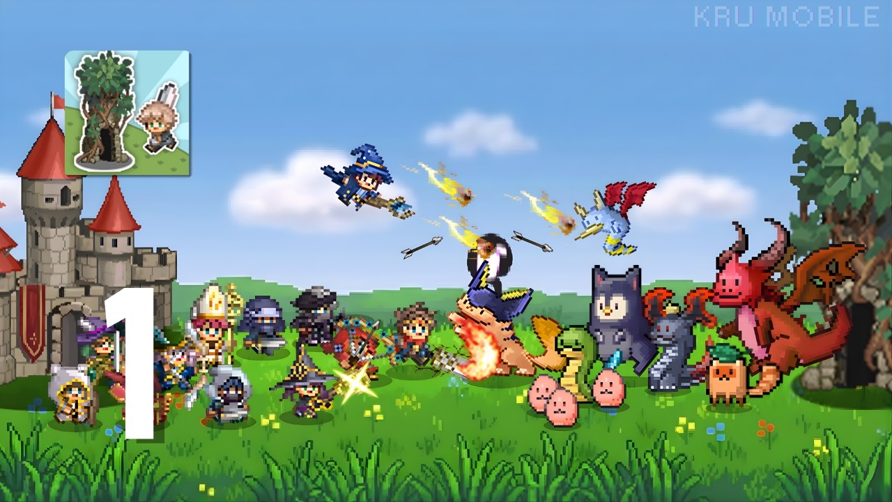 Waggle Squad: Pixel Swarm - Gameplay Walkthrough Part 1 - Stage 1 ~ 10 (Android, IOS)