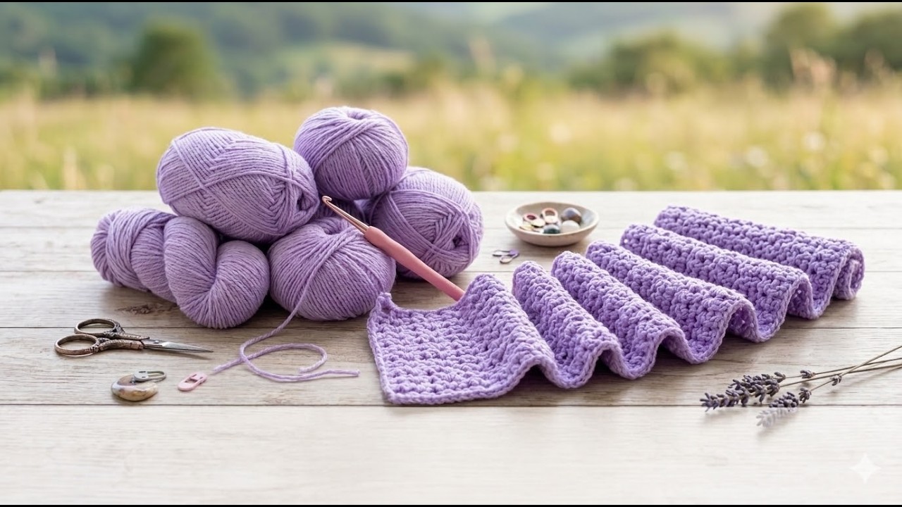 EASY TEXTURED CROCHET STITCH PATTERN FOR BLANKETS, SCARVES, AND BAGS | BEGINNER FRIENDLY!