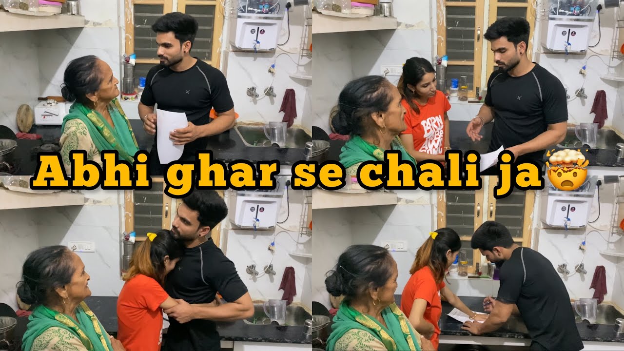Divorce prank with wife🤯😂 Rone lag gyi Kritika😬