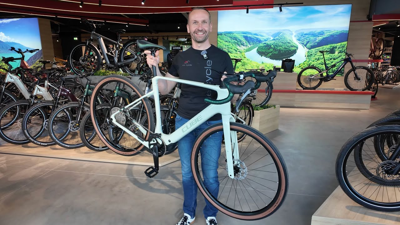 SUPERLEICHTES GRAVEL E-BIKE 🤩 Cube Nuroad Hybrid mit Bosch SX NUR 3.999 €