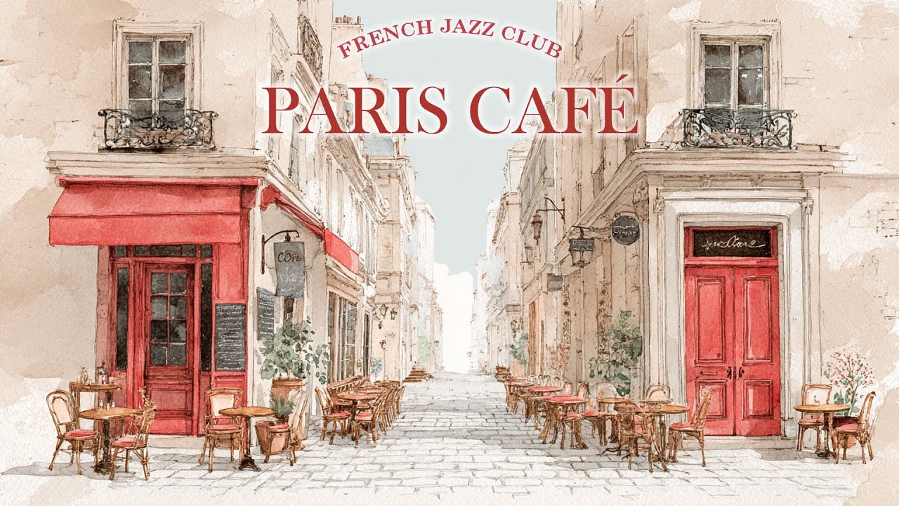 French Coffee Music in Paris ☕🇫🇷 Instrumental Café Playlist | Relax, Study & Work 🎵