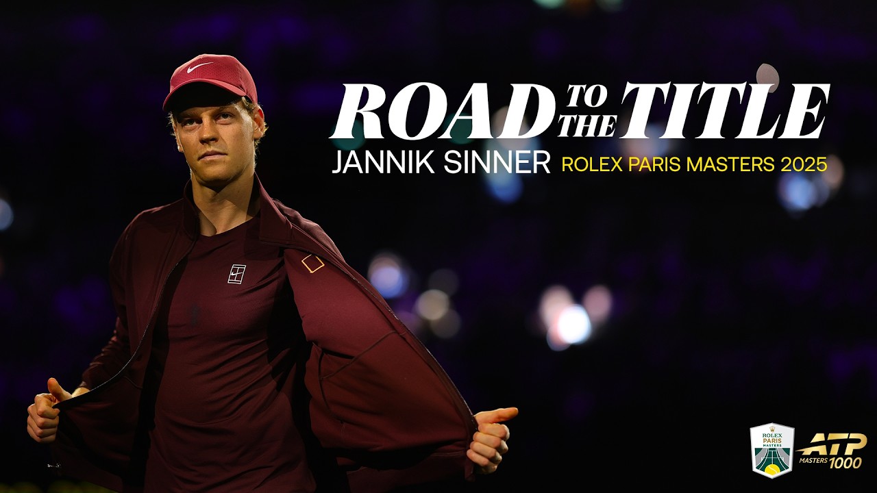 Путь Янника Синнера к титулу 2025 года | Rolex Paris Masters