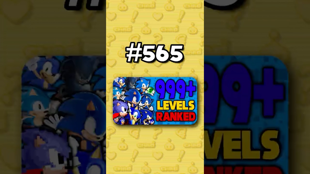Номер 565 &mdash; Рейтинг ВСЕХ 999+ уровней Sonic от худшего к лучшему #sonicthehedgehog