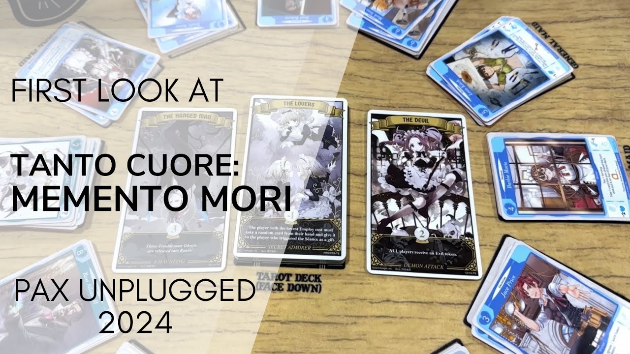 First Look at Tanto Cuore: Memento Mori by Japanese Games - PAX Unplugged 2024