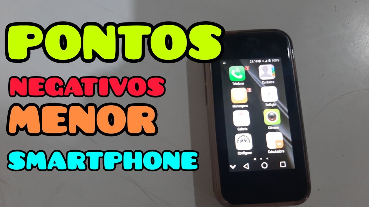 PONTOS NEGATIVOS DO MINI SMARTPHONE SOYES XS 11