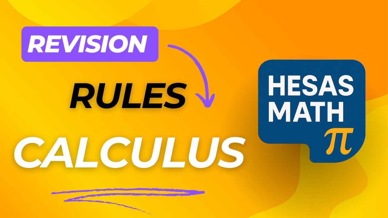 Review of the laws of Calculus 2025
