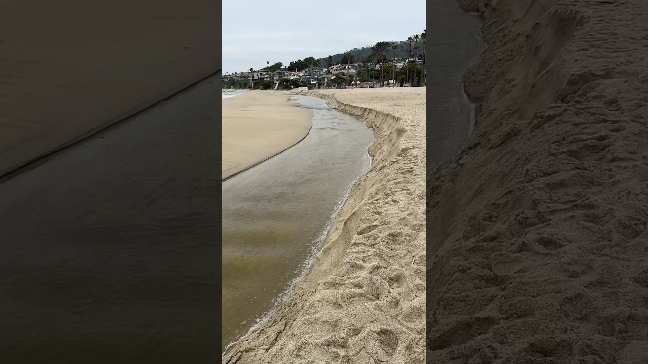 СИЛЬНАЯ ЭРОЗИЯ ПЛЯЖА - #SoLagLocal #Shorts #RiverWave #Erosion #SoCal #Viral #Share #Problem #Sand