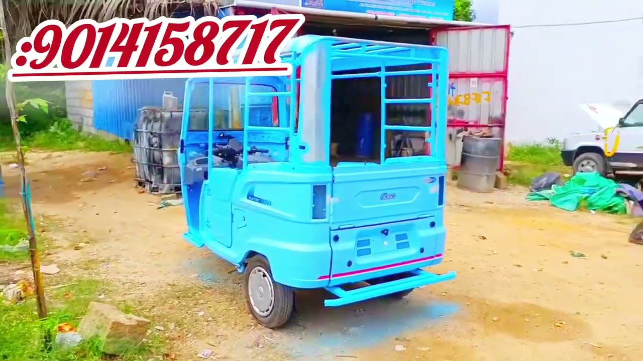 BAJAJ GOGO NEW AUTO KAMI SETTING MATCHING COLOUR #PALAMANER NEW ISTYT AUTO NAGR SAR CAR CARE CENTRE 