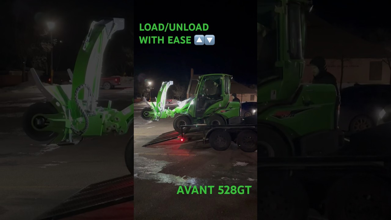 AVANT 528GT Makes Loading & Un-Loading A BREEZE😎 #avant #avant528 #avanttecno