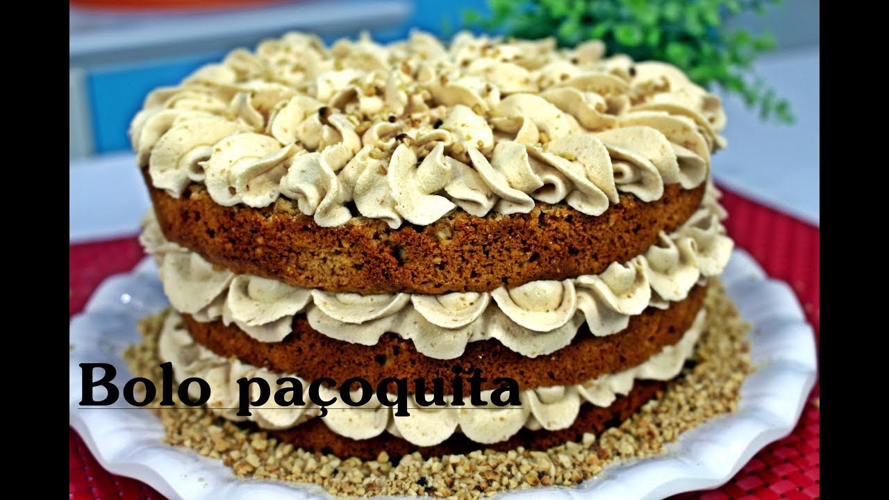 Como fazer um Naked Cake paçoquita delicioso