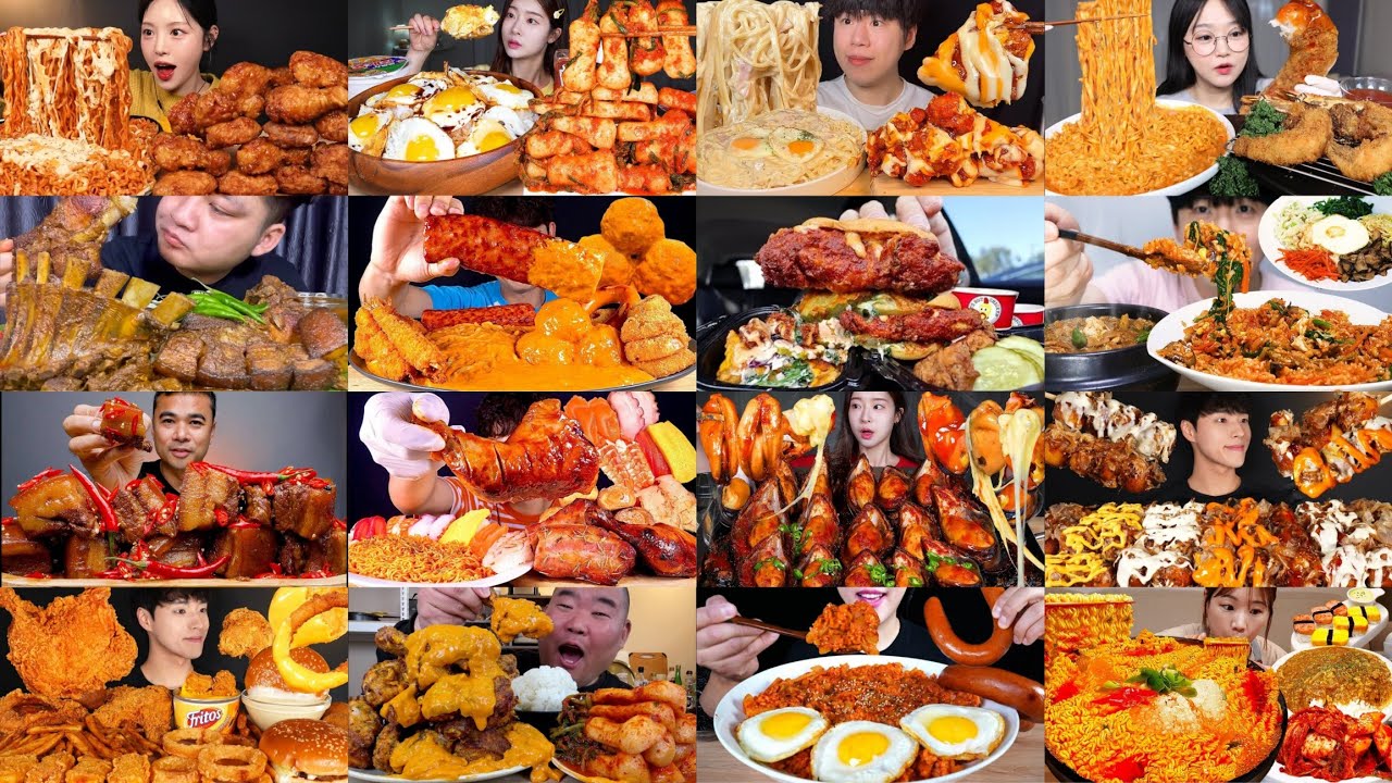 1 hour best *satisfying big bites* mukbang asmr compilation pt.18