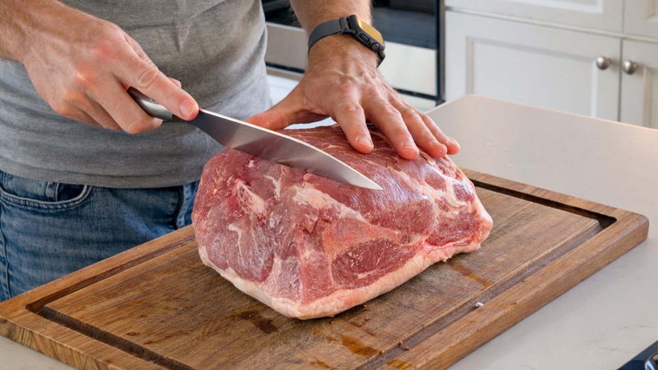 Topfeel 3-Piece Meat Knife Set Review: 7” Bone Chopper + 7” Santoku + 5” Utility