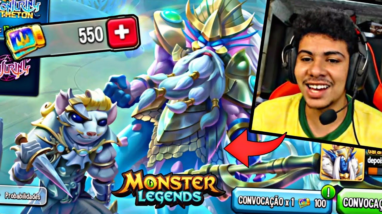 EU NÃO ACREDITO NISSO!!! FUI CONVOCAR O NOVO ANCESTRAL E... (Monster Legends)