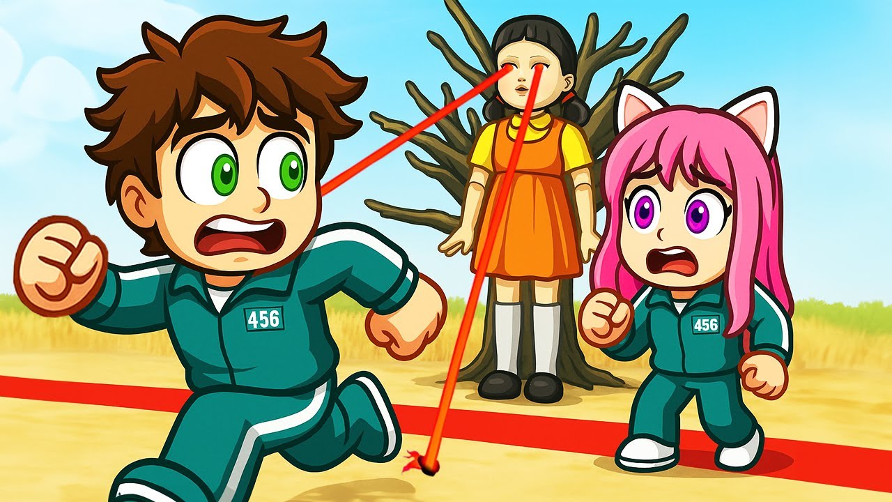 Termin *SQUID GAME 3* cu IUBITA pe ROBLOX...