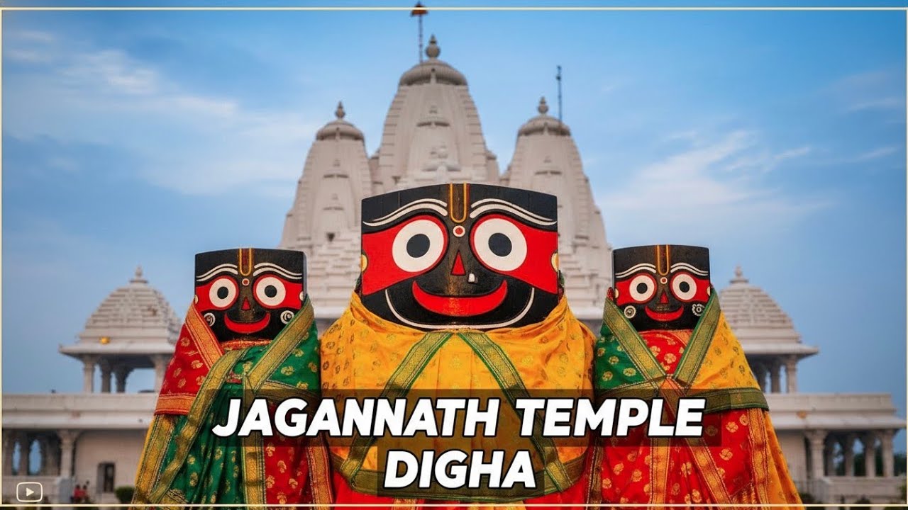 Jagannath Temple Digha at Night ✨ #digha #dighatourism #jagannath #jagannathtemple #feed #viralvideo