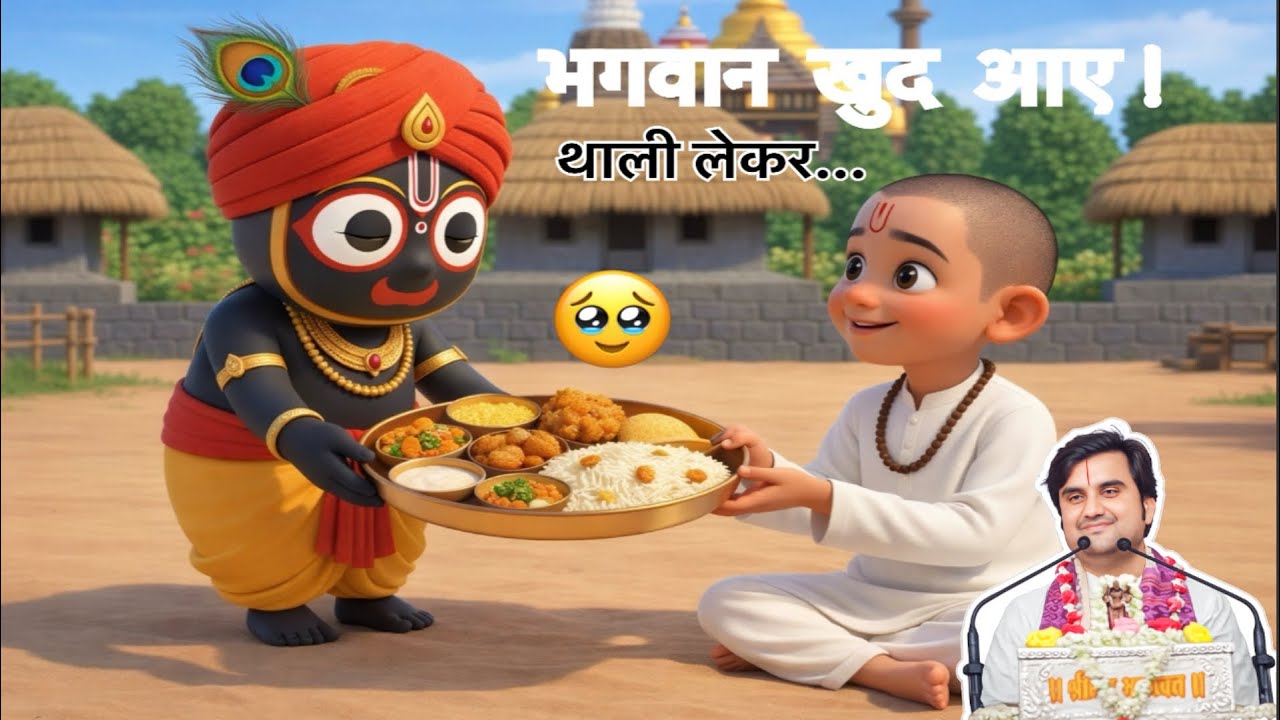 जब भगवान खुद थाली लेकर आए | जगन्नाथ जी और भूखे भक्त की सच्ची भक्ति कथा 🥺⭐️ | #jaijagannath #aifilm 
