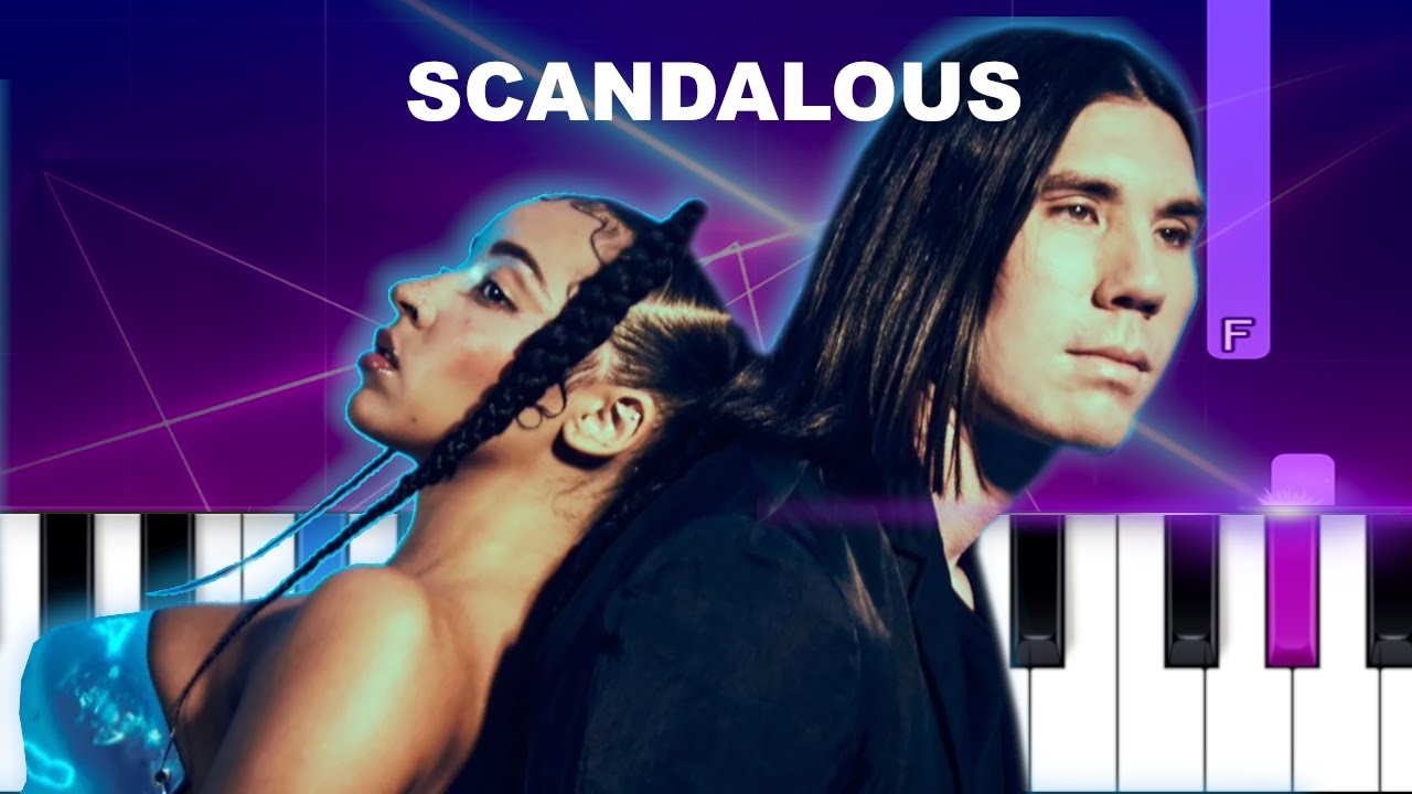 Gryffin, Tinashe - Scandalous  (Piano Tutorial)