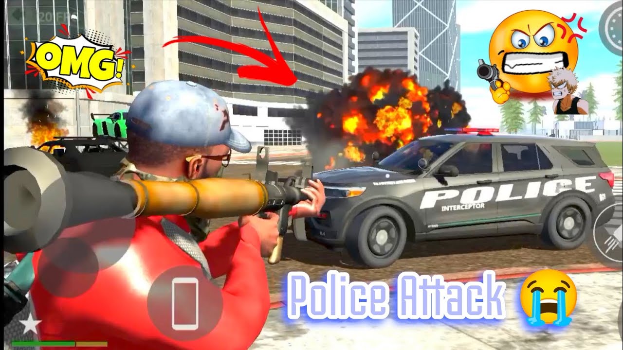 POLICE NE MUJHPE ATTACK KAR DIYA 😱🚓 | Kaise Bacha 😨 | Indian Bike Driving 3D Gameplay