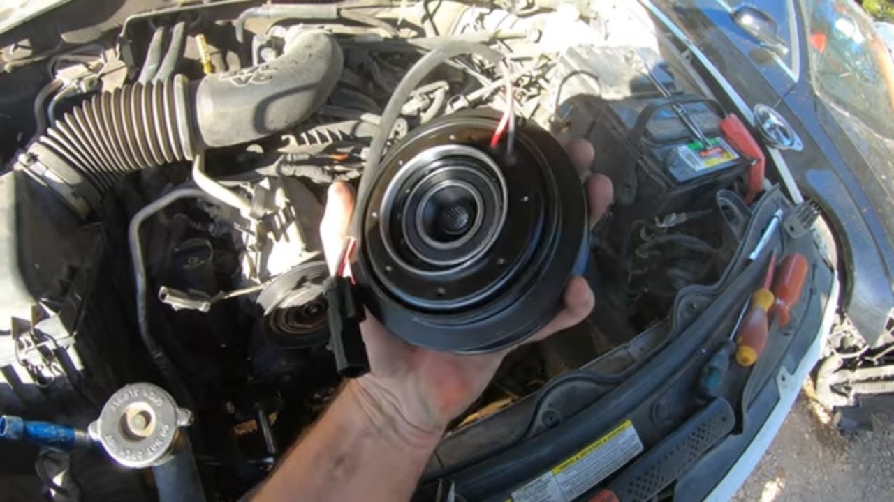 How To Replace A/C Clutch Coil for 2008 Jeep Liberty 3.7L