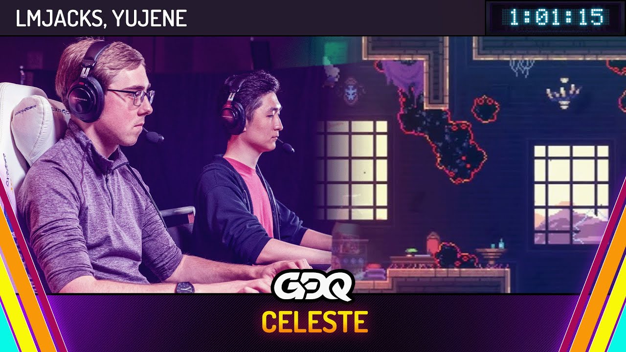 Celeste by Lmjacks and yujene in 1:01:15 - Summer Games Done Quick 2025