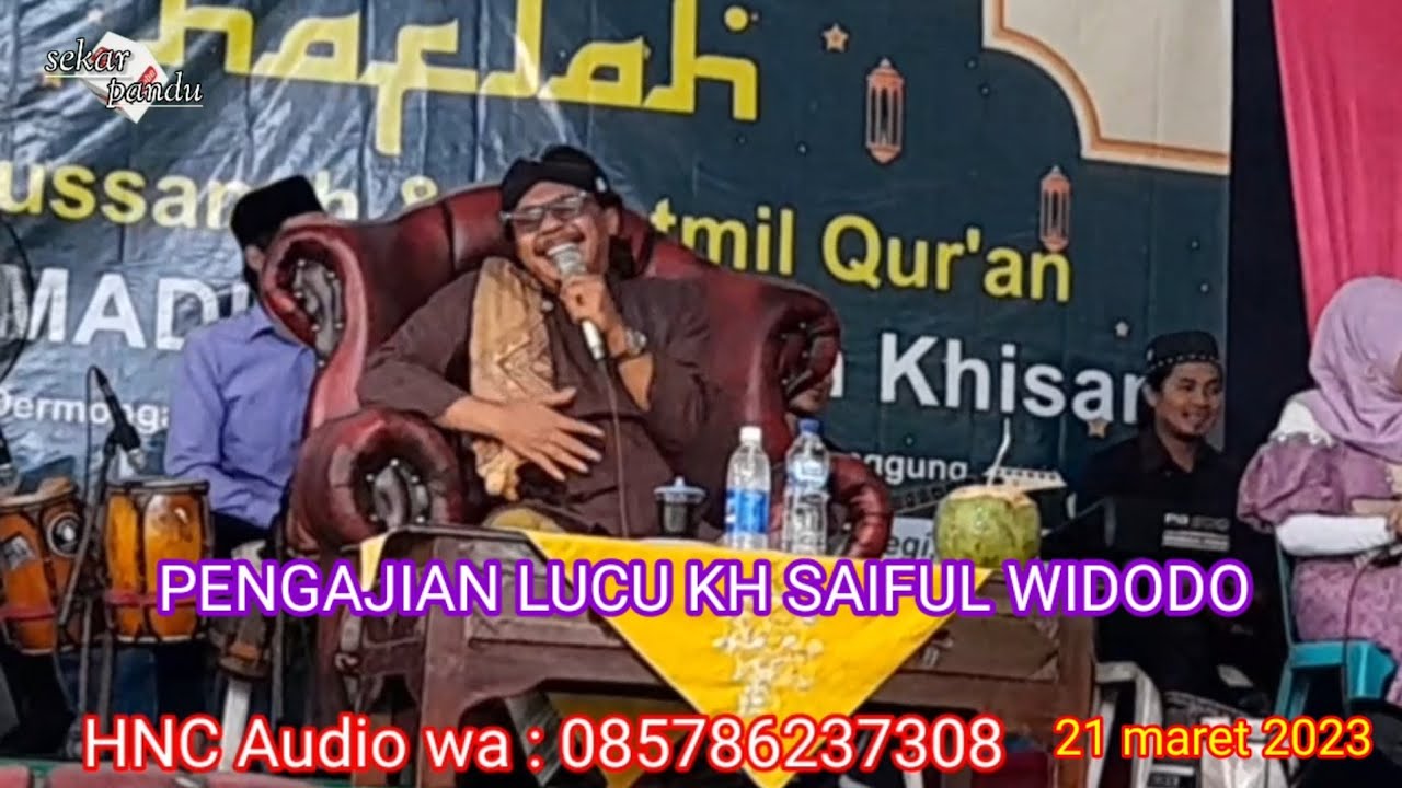 Pengajian kh saiful widodo nada&dakwah,lucu#sekarpandu