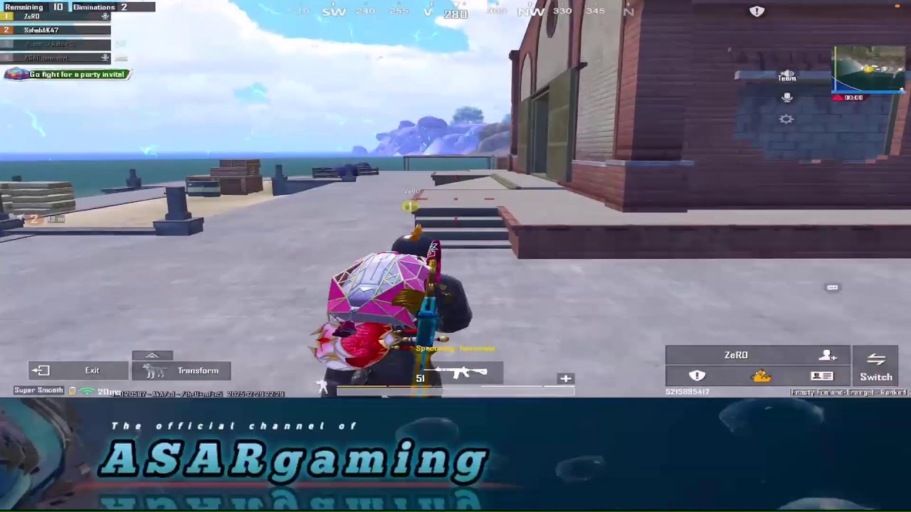 4.1 UPDATE Rush play  iPad m4 ASAR gaming Live Stream BGMI Rush game play with random players