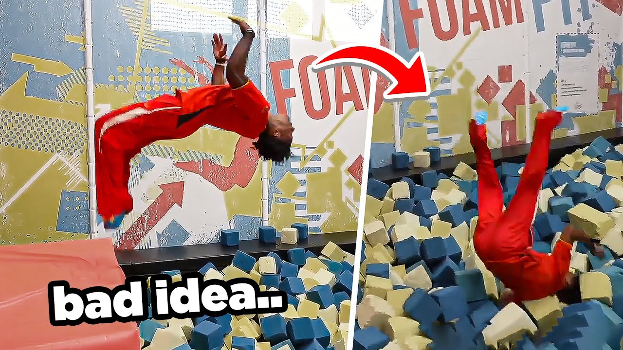 iShowSpeed visits Trampoline Park in Germany..