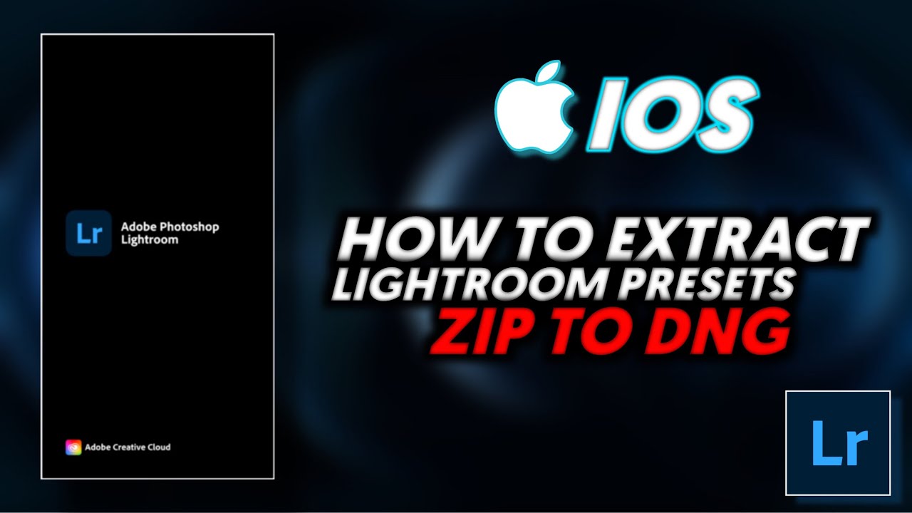 HOW TO EXTRACT LIGHTROOM PRESETS ZIP FILES TO DNG FILE ON IPHONE / IOS | MALAYALAM | Asif omar