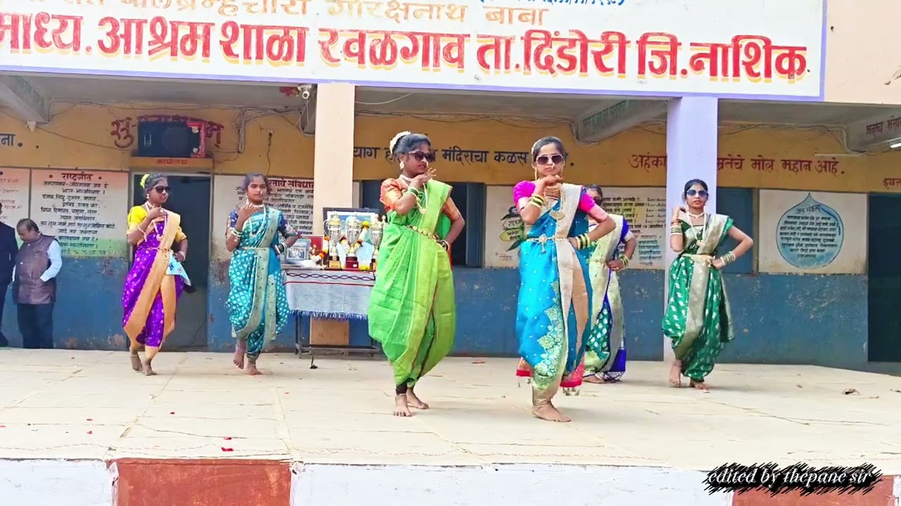 South Indian dance, group dance. Ravalgaon asram 2025-26