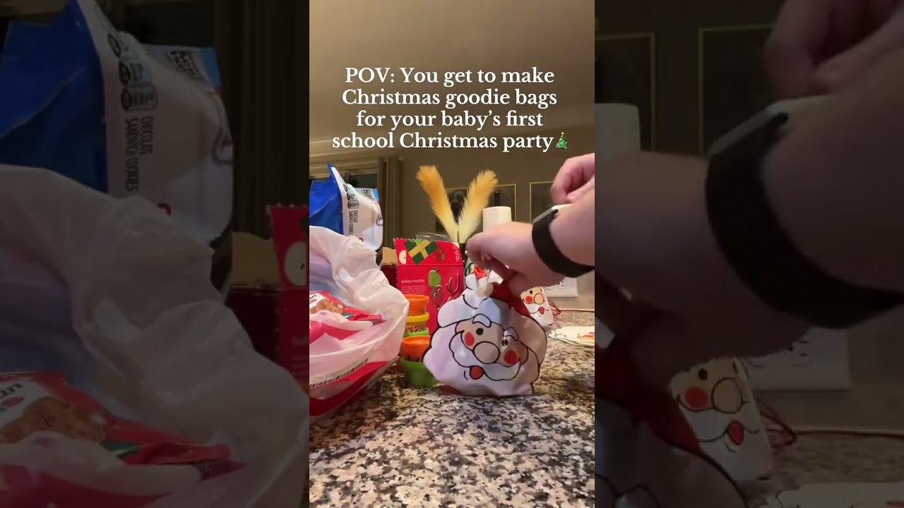 Christmas Goodie Bags #christmas #christmaseve #parenting
