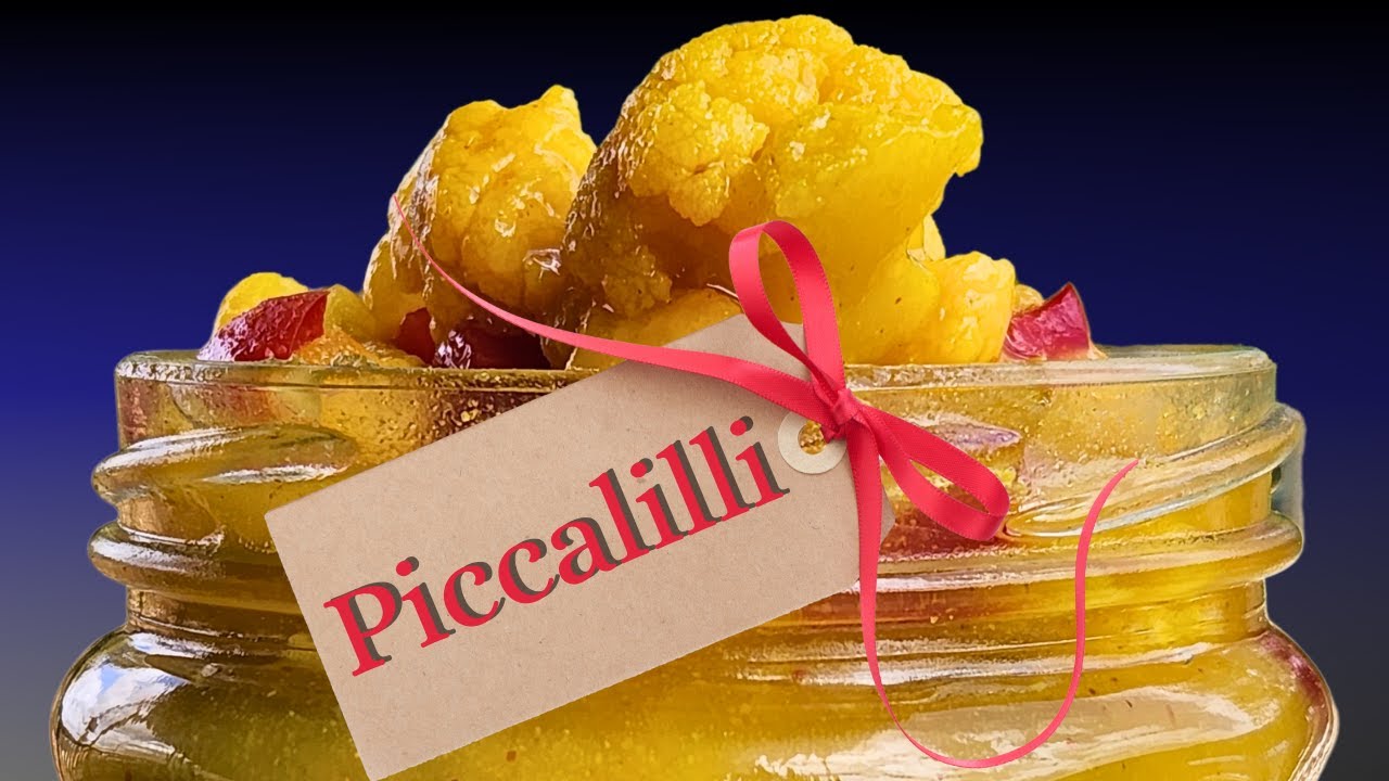 Golden Mustard Pickles aka Piccalilli [10x better]