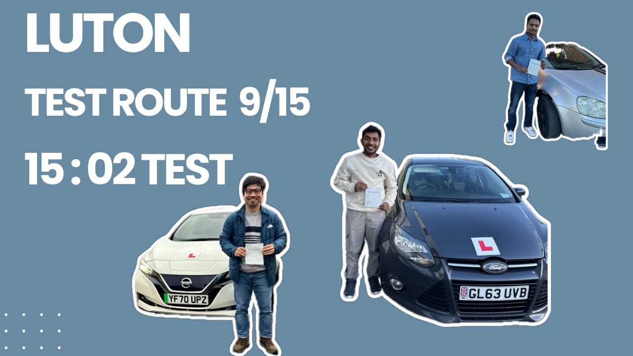 LUTON TEST Route  9 (15:02 TEST) -  LUTON CONFIRMED/ACTUAL, 2024-2025