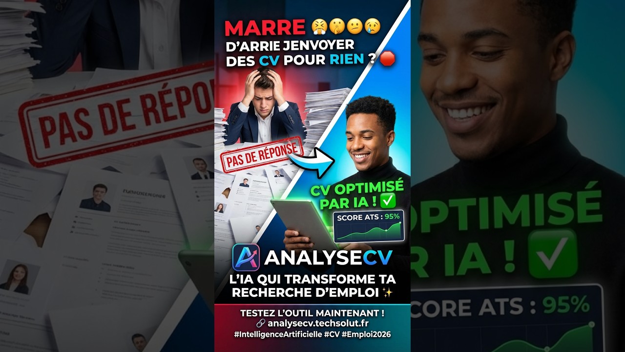 Comment booster sa recherche d'emploi avec l'IA ? (Démo AnalyseCV)