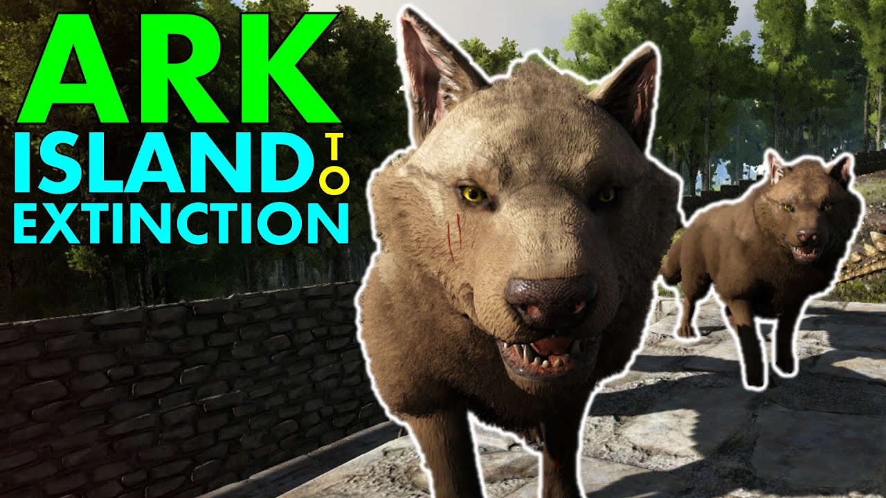 [22] Direwolf Taming! Cave Raid Prep! (ARK Island To Extinction: The Island)