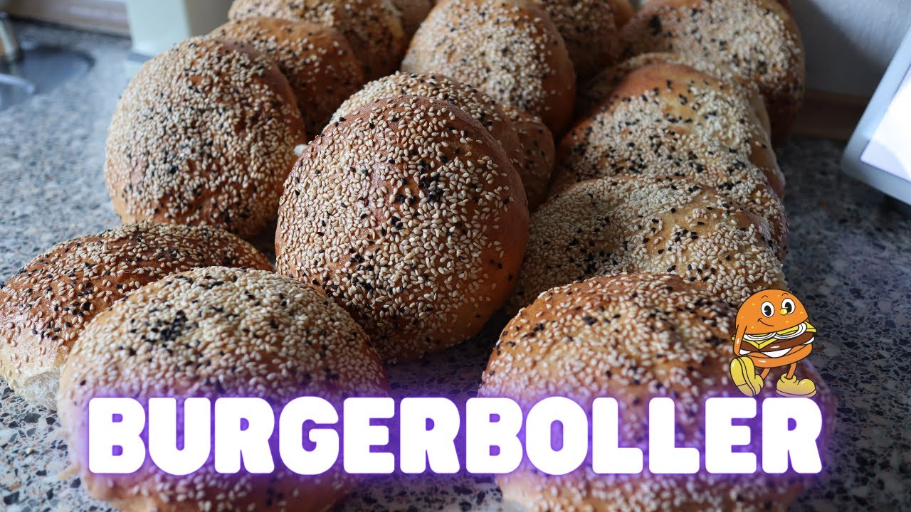 Burgerboller - s&aring;dan laver du dem selv I Bag med mig