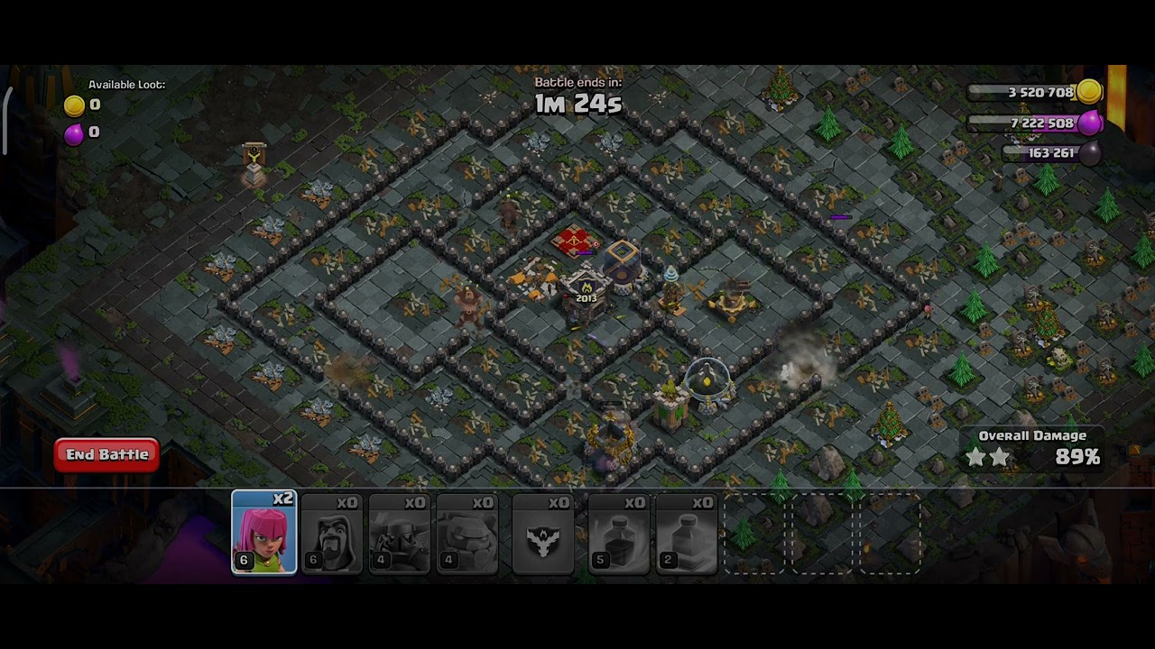 COC 10 years of Clash 2013 challenge 100% complete within time