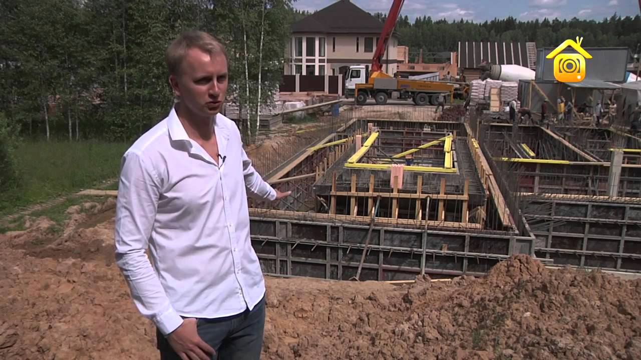Строительство чаши бассейна в цокольном этаже