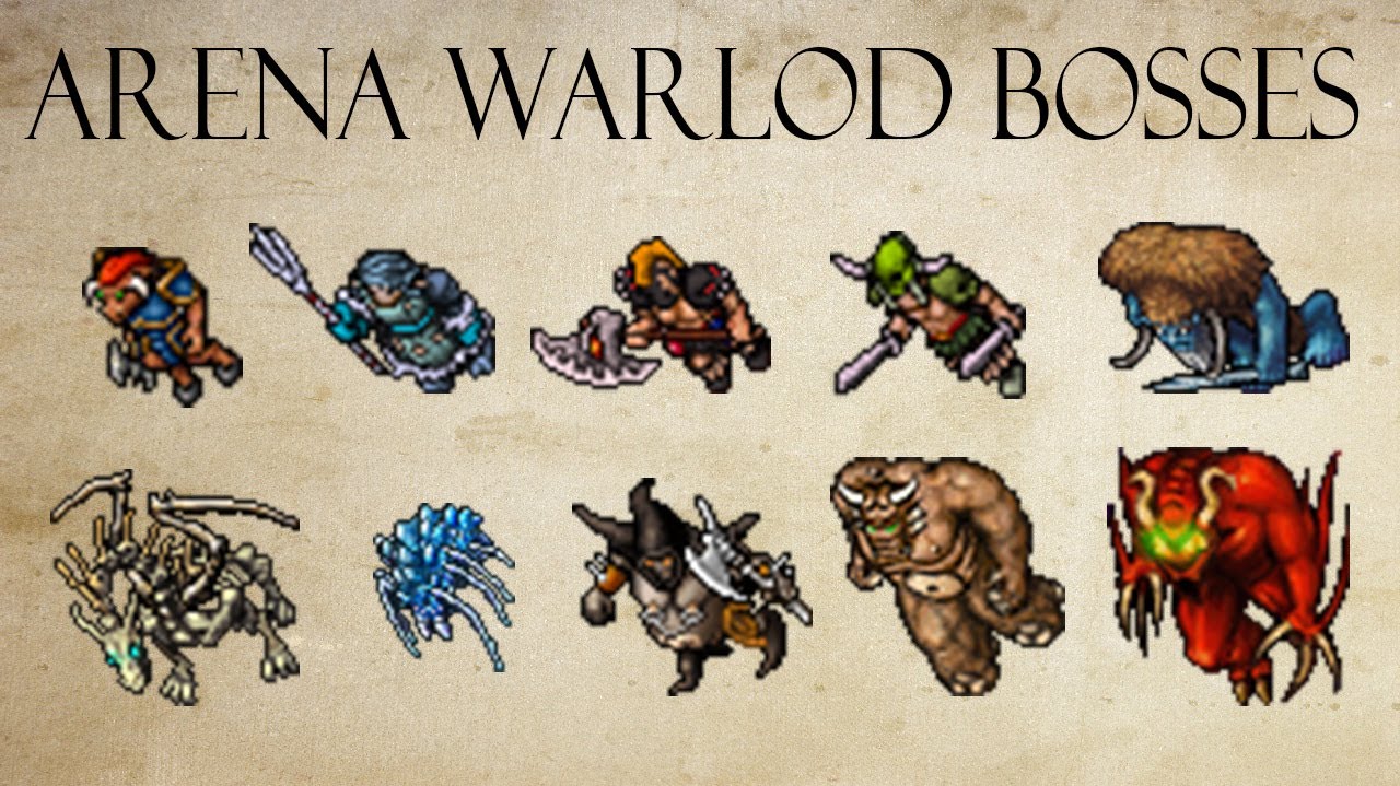 Tibia - Arena Warlord [BOSSES]