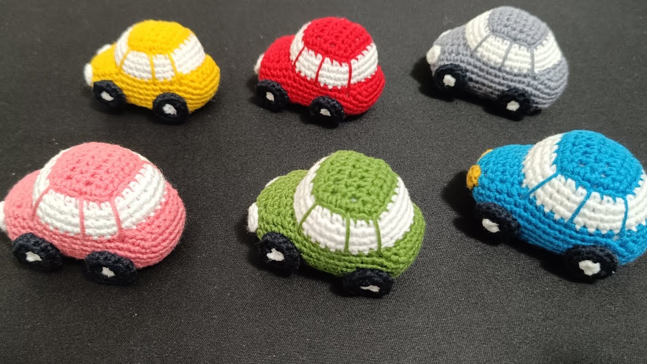 Amigurumi minik araba yapılışı 