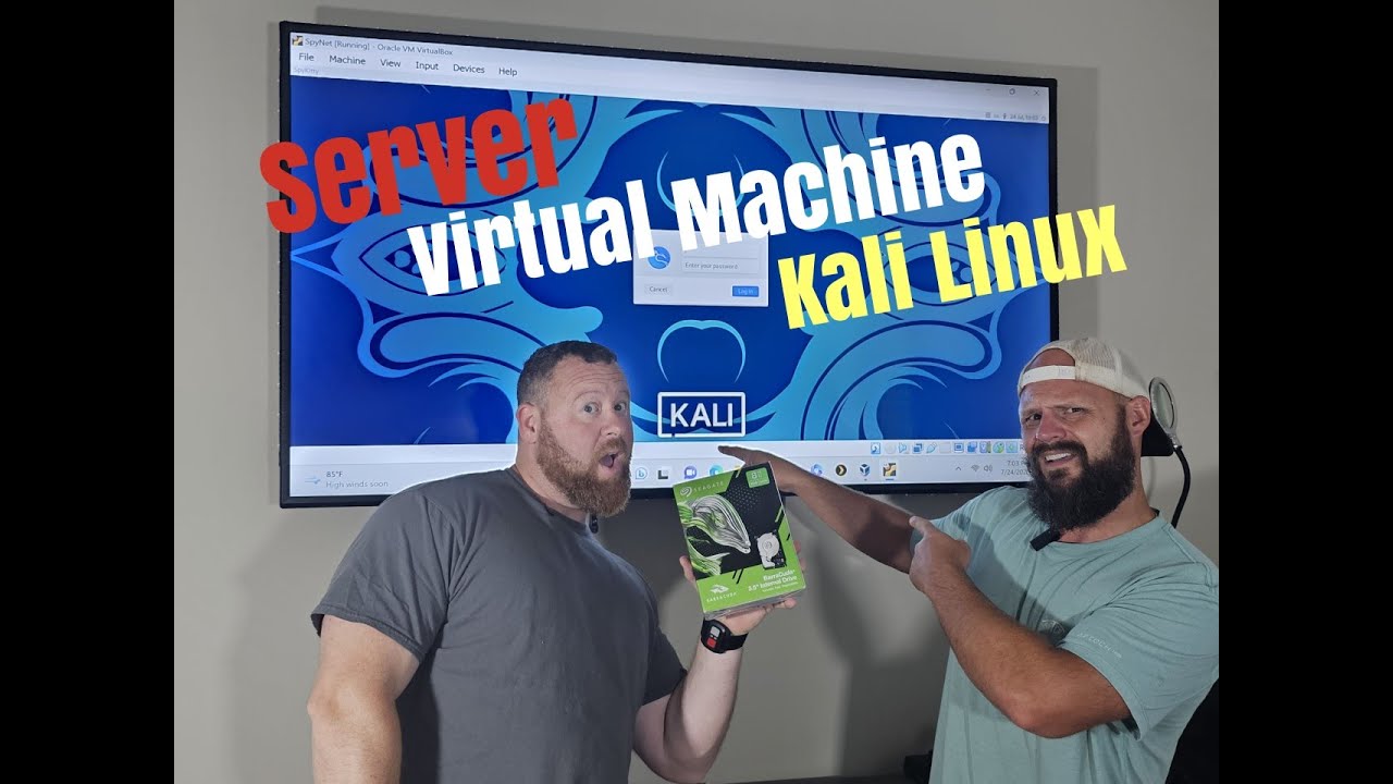 Build a server & virtual machine with Kali linux #education #pc
