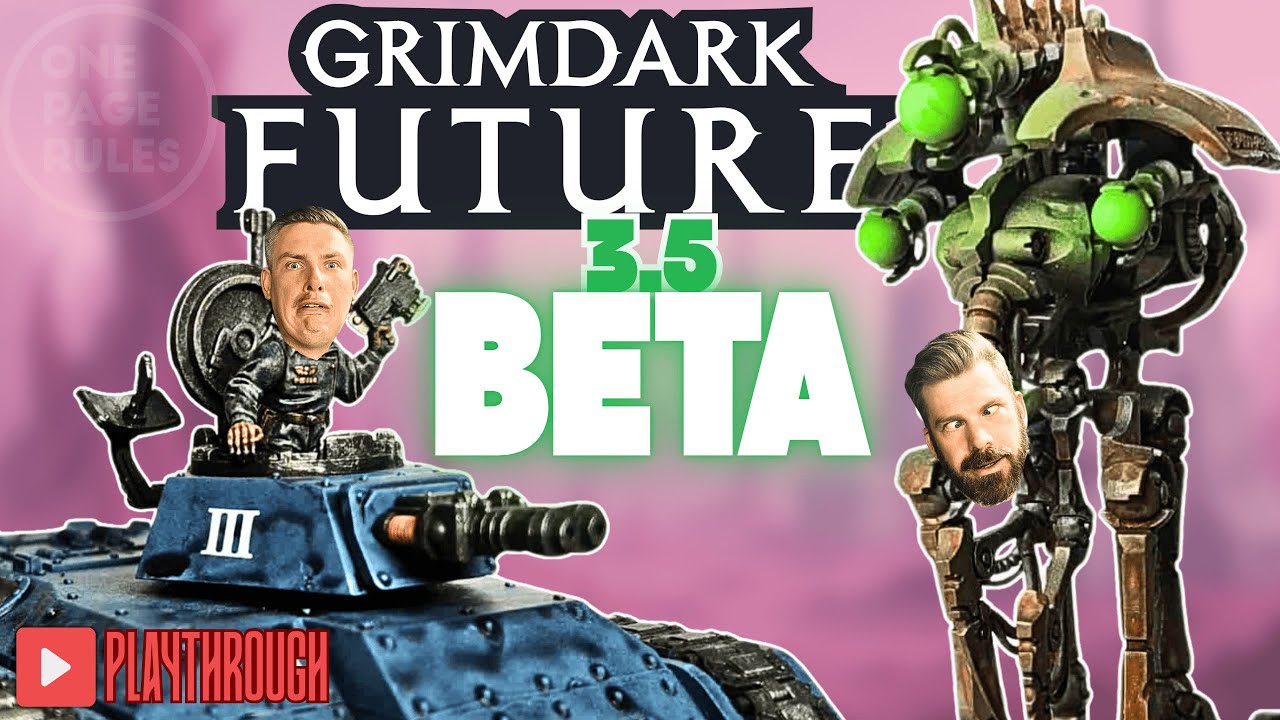 Grimdark Future Battle Report || 2000 Points - New 3.5 Beta Rules