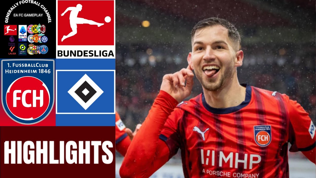 1.FC Heidenheim vs Hamburger SV | 21.Spieltag Bundesliga | Fußball Highlights