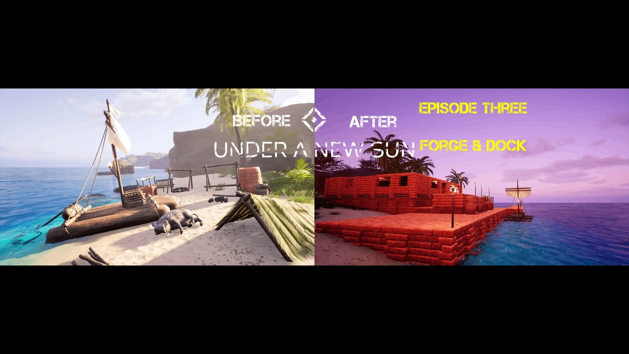 РАСШИРЕНИЕ БАЗЫ! | Под новым солнцем, эпизод 3 (Кузница, док и многое другое!)