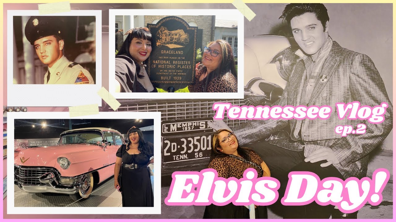 TENNESSEE VLOG ep.2: ELVIS DAY!❤️‍🔥 Graceland in 📍Memphis, TN❤️‍🔥