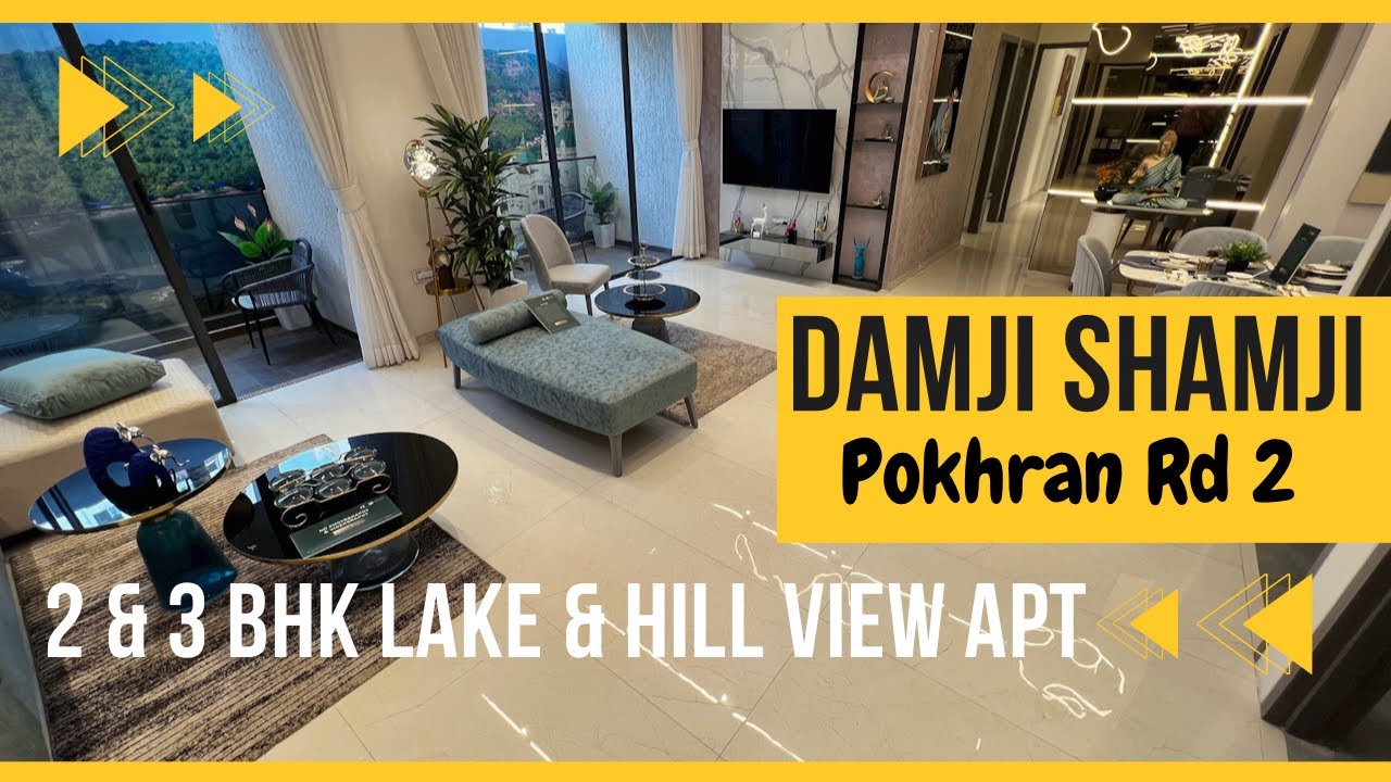 2 & 3Bhk Hill & Lake Facing Apt’s Only at Damji Shamji MasterPeace, Pokhran Rd Thane | ☎️ 8100887700