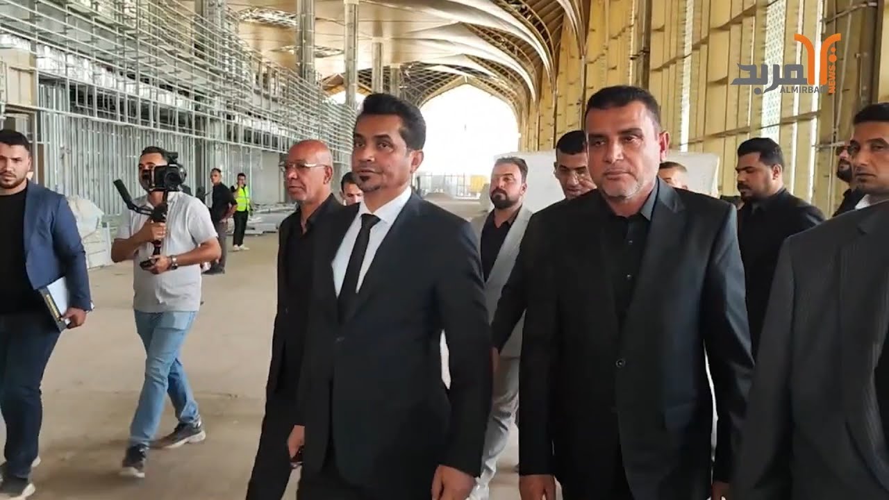 وزير النقل للمربد: نسب إنجاز متقدمة في مشروع مطار الناصرية الدولي #المربد