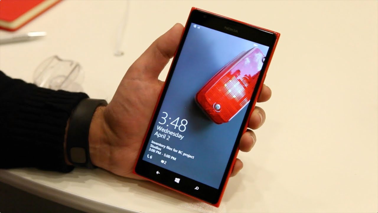 Nokia Lumia 1520 running Windows Phone 8.1