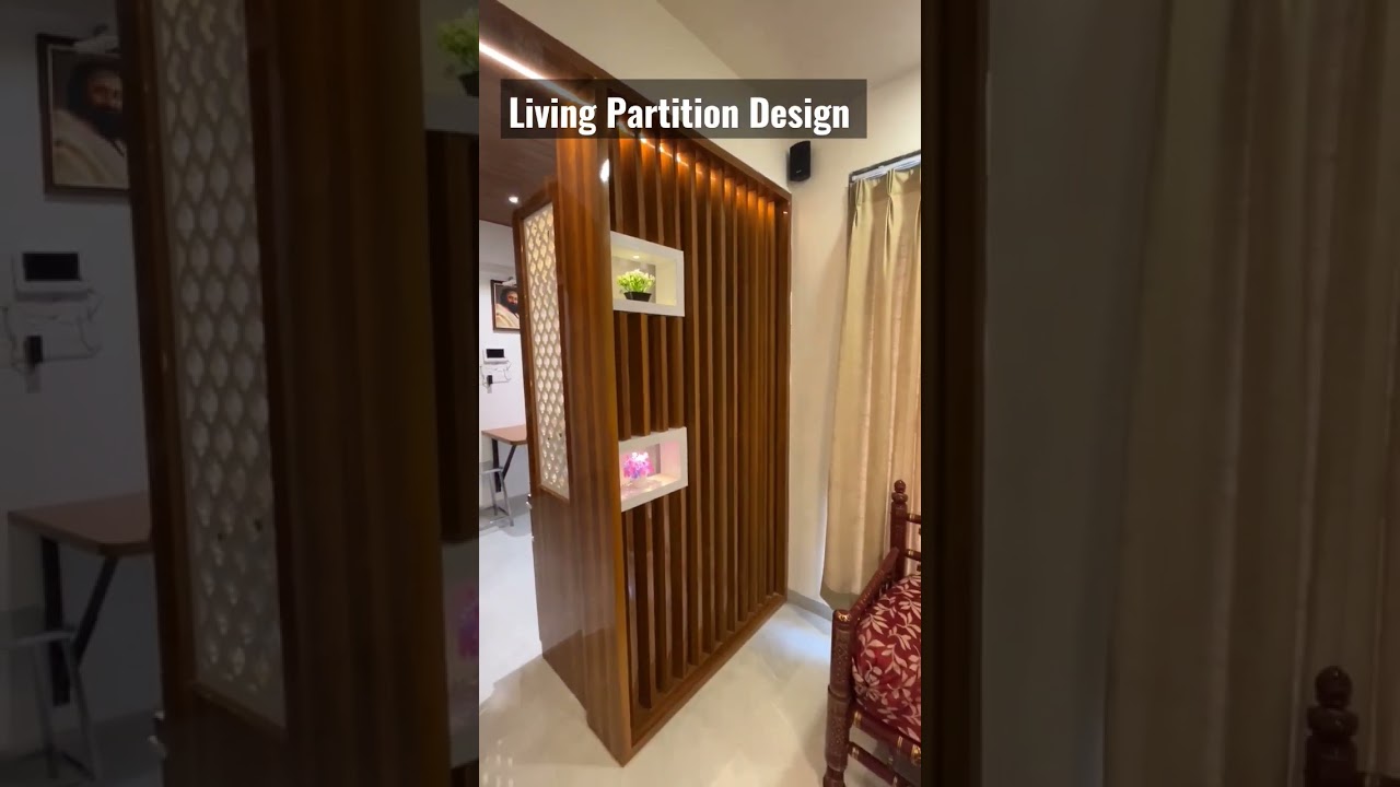 Living Room partition Design| Interior Design Ideas #interiordesign