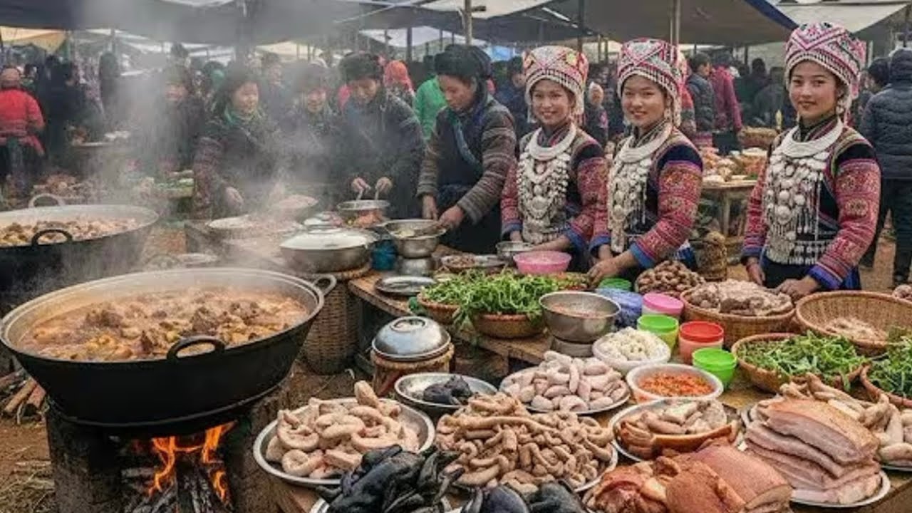 Explore Traditional Market In Vietnam And The Unique Cuisine Of Ethnic Groups In The Highlands.